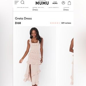 Show Me Your Mumu Greta Dress in Dusty Blush color